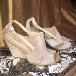 Klub Nico blush heels